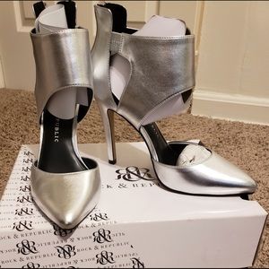 Rock & Republic Silver Stilettos Heels